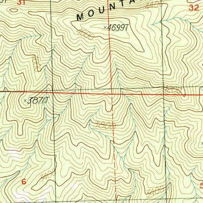 United States Geological Survey Bass Lake, CA (1990, 24000-Scale) digital map