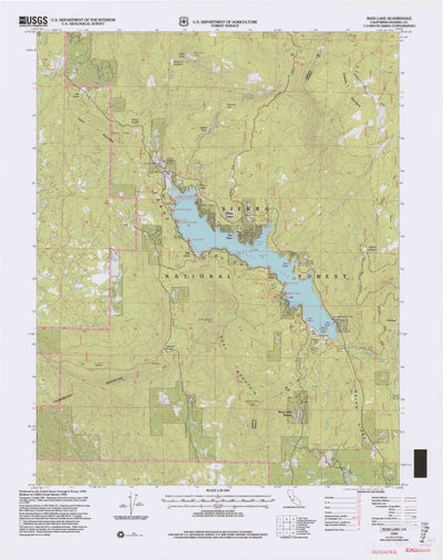 United States Geological Survey Bass Lake, CA (1993, 24000-Scale) digital map