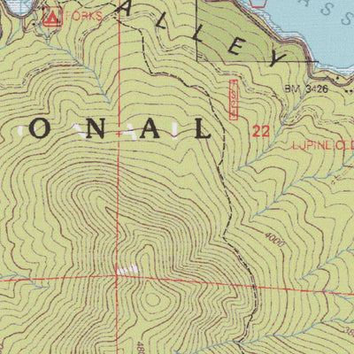 United States Geological Survey Bass Lake, CA (1993, 24000-Scale) digital map