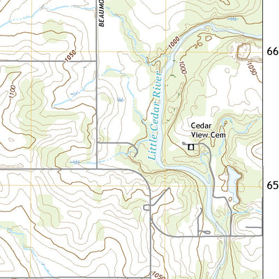 United States Geological Survey Bassett, IA (2022, 24000-Scale) digital map