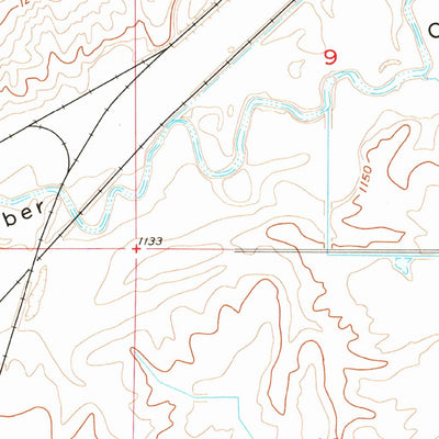 United States Geological Survey Bassett Junction, WA (1956, 24000-Scale) digital map
