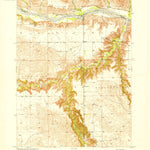 United States Geological Survey Bassett NW, NE (1950, 24000-Scale) digital map