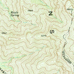 United States Geological Survey Bassett Peak, AZ (1972, 24000-Scale) digital map