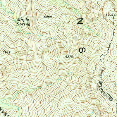 United States Geological Survey Bassett Peak, AZ (1972, 24000-Scale) digital map