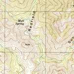 United States Geological Survey Bassett Peak, AZ (1996, 24000-Scale) digital map