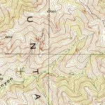 United States Geological Survey Bassett Peak, AZ (1996, 24000-Scale) digital map