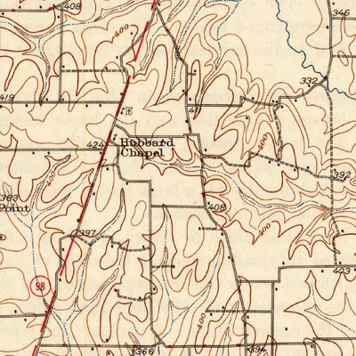 United States Geological Survey Bassett, TX (1930, 62500-Scale) digital map