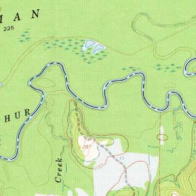 United States Geological Survey Bassett, TX (1965, 24000-Scale) digital map