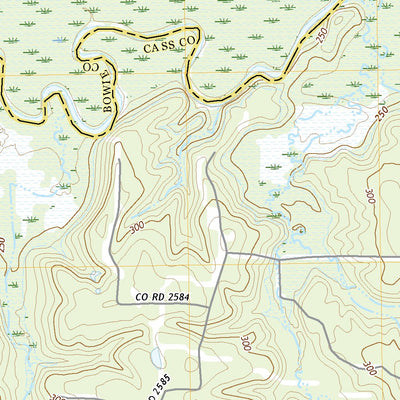 United States Geological Survey Bassett, TX (2022, 24000-Scale) digital map