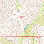 United States Geological Survey Bassey Creek, OR (1996, 24000-Scale) digital map