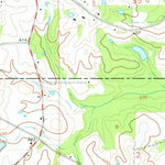 United States Geological Survey Bassfield, MS (1974, 24000-Scale) digital map