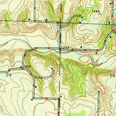 United States Geological Survey Bassville, MO (1946, 24000-Scale) digital map