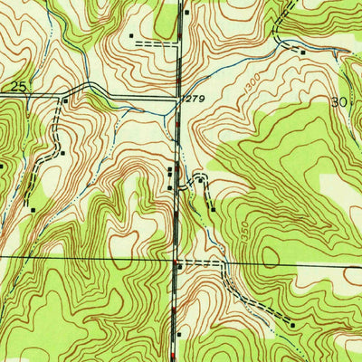United States Geological Survey Bassville, MO (1946, 24000-Scale) digital map