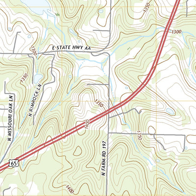 United States Geological Survey Bassville, MO (2021, 24000-Scale) digital map