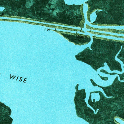 United States Geological Survey Bastian Bay, LA (1973, 24000-Scale) digital map