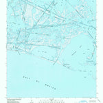 United States Geological Survey Bastian Bay, LA (1993, 24000-Scale) digital map