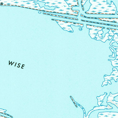 United States Geological Survey Bastian Bay, LA (1993, 24000-Scale) digital map