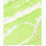 United States Geological Survey Bastian, VA-WV (1968, 24000-Scale) digital map
