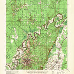 United States Geological Survey Bastrop, LA (1935, 62500-Scale) digital map