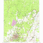 United States Geological Survey Bastrop, LA (1956, 62500-Scale) digital map