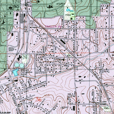 United States Geological Survey Bastrop, LA (1994, 24000-Scale) digital map