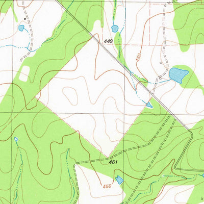 United States Geological Survey Bastrop SW, TX (1982, 24000-Scale) digital map
