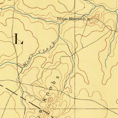 United States Geological Survey Bastrop, TX (1893, 125000-Scale) digital map