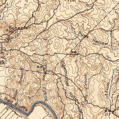 United States Geological Survey Bastrop, TX (1904, 125000-Scale) digital map