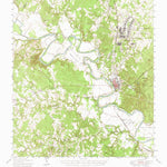 United States Geological Survey Bastrop, TX (1948, 62500-Scale) digital map