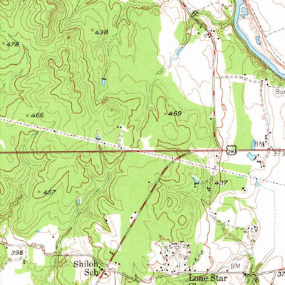 United States Geological Survey Bastrop, TX (1948, 62500-Scale) digital map