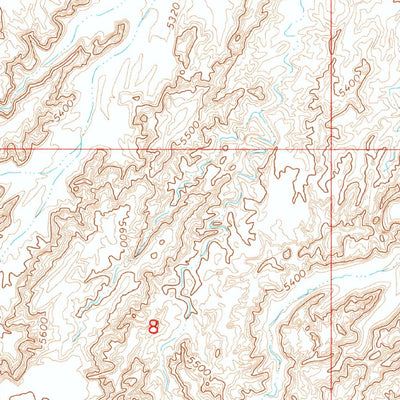 United States Geological Survey Bat Canyon, AZ (1967, 24000-Scale) digital map