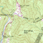 United States Geological Survey Bat Cave, NC (1946, 24000-Scale) digital map