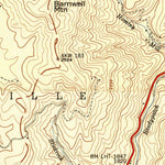 United States Geological Survey Bat Cave, NC (1947, 24000-Scale) digital map