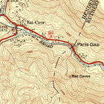 United States Geological Survey Bat Cave, NC (1947, 24000-Scale) digital map