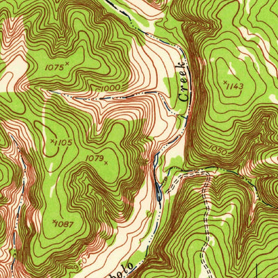 United States Geological Survey Bat Cave, TX (1953, 24000-Scale) digital map