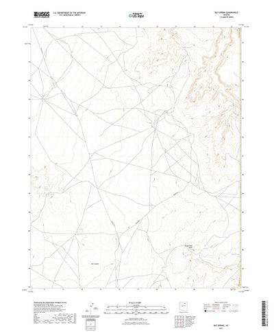 United States Geological Survey Bat Spring, AZ (2021, 24000-Scale) digital map