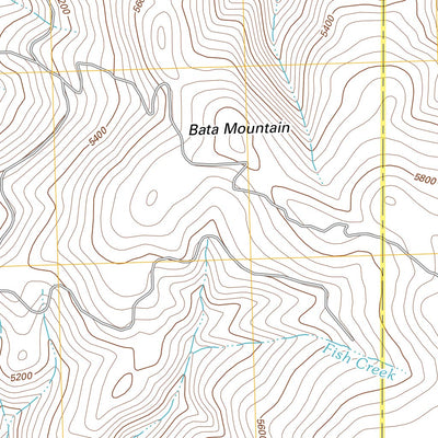 United States Geological Survey Bata Mountain, MT (2011, 24000-Scale) digital map