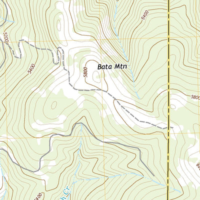 United States Geological Survey Bata Mountain, MT (2020, 24000-Scale) digital map