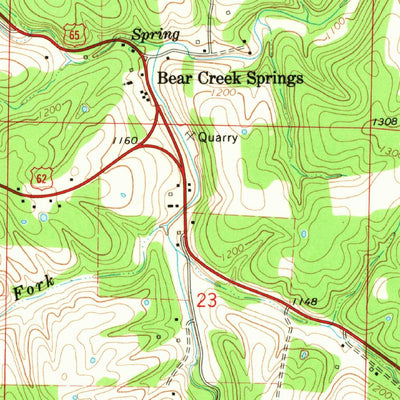 United States Geological Survey Batavia, AR (1967, 24000-Scale) digital map