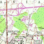 United States Geological Survey Batavia North, NY (1950, 24000-Scale) digital map