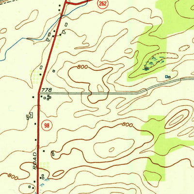 United States Geological Survey Batavia North, NY (1951, 24000-Scale) digital map