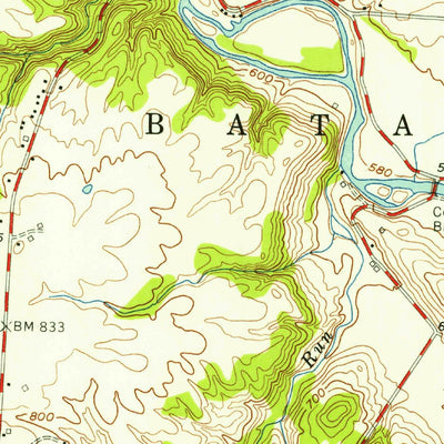United States Geological Survey Batavia, OH (1953, 24000-Scale) digital map