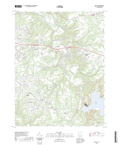 United States Geological Survey Batavia, OH (2023, 24000-Scale) digital map