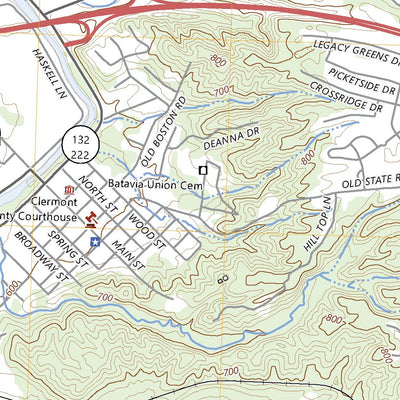 United States Geological Survey Batavia, OH (2023, 24000-Scale) digital map