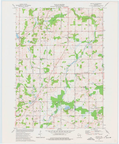 United States Geological Survey Batavia, WI (1974, 24000-Scale) digital map