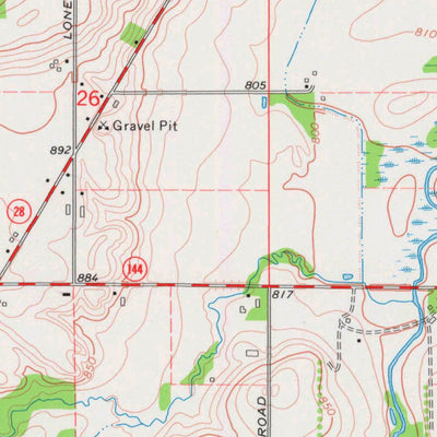 United States Geological Survey Batavia, WI (1974, 24000-Scale) digital map
