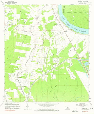 United States Geological Survey Batchelor, LA (1965, 24000-Scale) digital map
