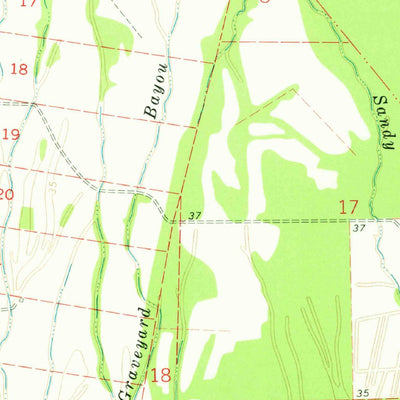 United States Geological Survey Batchelor, LA (1965, 24000-Scale) digital map