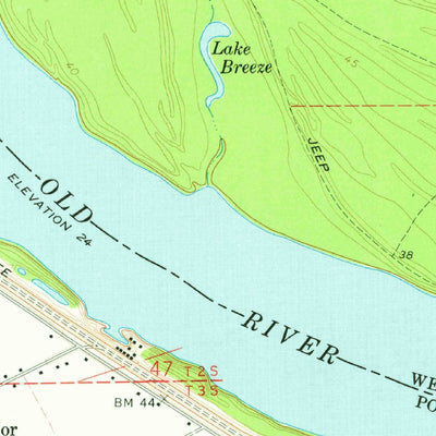 United States Geological Survey Batchelor, LA (1965, 24000-Scale) digital map