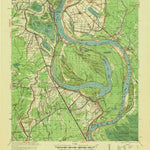 United States Geological Survey Batchelor, LA-MS (1941, 62500-Scale) digital map